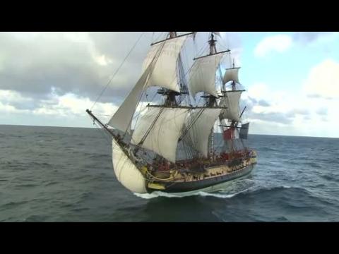 Life-size replica of American Revolution frigate ready to set sail