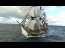 Life-size replica of American Revolution frigate ready to set sail