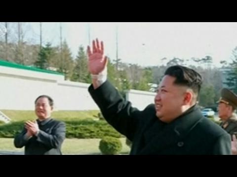 North Korean leader emerges with bandaged wrist