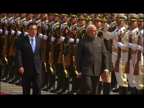 China welcomes Indian PM Modi in Beijing ceremony
