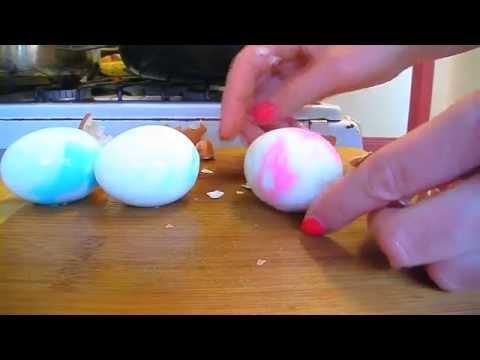 Cooking - How to cook multi coloured eggs