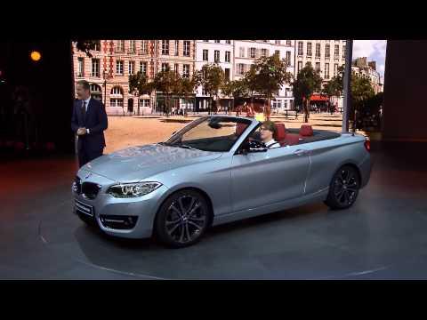 World Premiere BMW Serie 2 Cabriolet at Paris Motor Show 2014 | AutoMotoTV