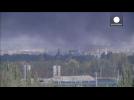 Pro-Russian rebels and Ukrainian army battle for Donetsk airport