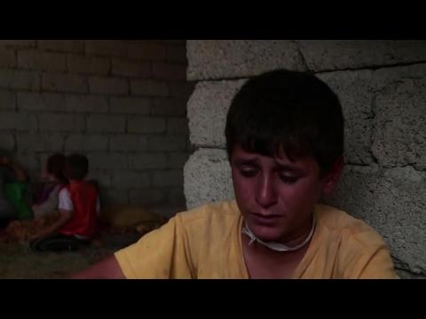 Displaced Iraqi children face hunger and homelessness