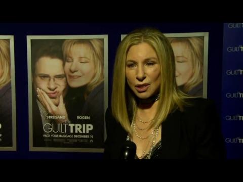 Barbra Streisand at Guilt Trip Premiere says "Take Your Mother"