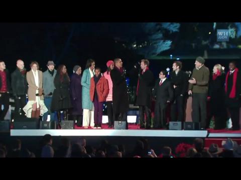 President Obama Sings "Santa Claus Is Coming To Town"