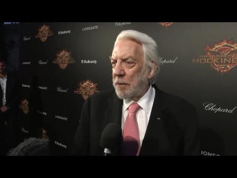 Donald Sutherland At Cannes Film Festival For New Hunger Games