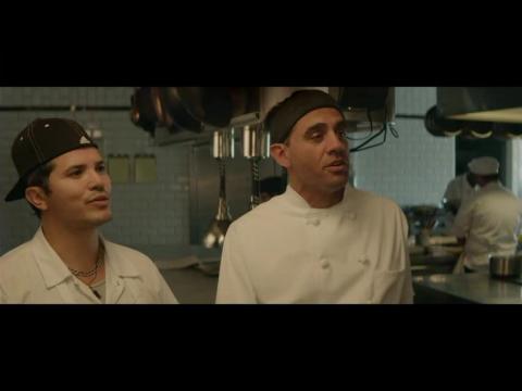 Jon Favreau, Robert Downey Jr., Scarlett Johansson in "Chef"