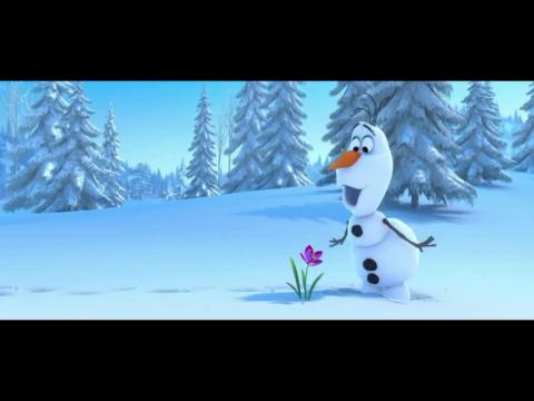 Kristen Bell and Josh Gad in "Frozen" First Trailer