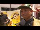Pharrell Williams Talks Music At Premiere of "Despicable Me 2"