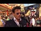 Johnny Depp At The Premiere For "The Lone Ranger"
