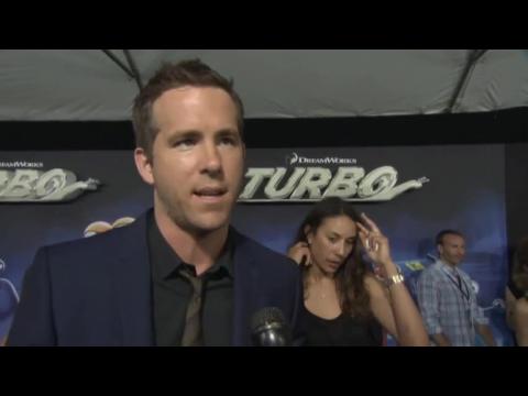 The "Turbo" Premiere: Ryan Reynolds On The Red Carpet