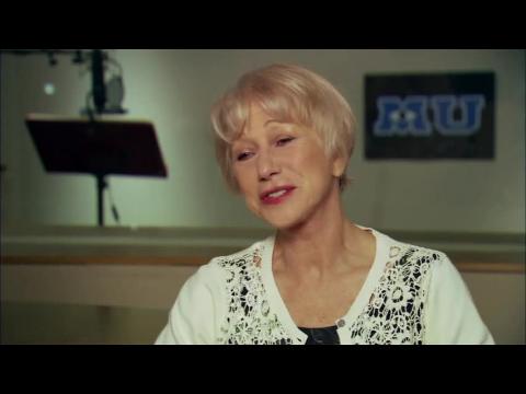 Dame Helen Mirren in The Studio Chatting About Monsters University