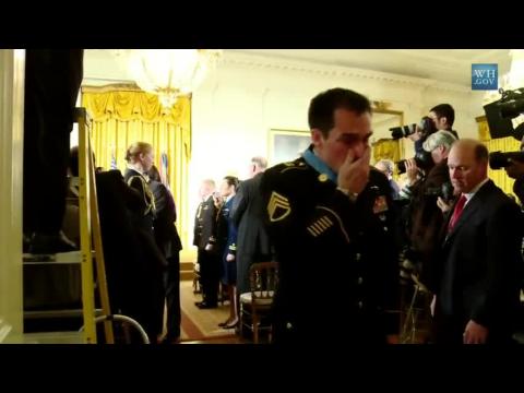 The Emotions of Getting The Medal Of Honor From President Obama