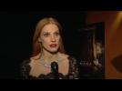 Jessica Chastain Hits The Red Carpet For the Premiere of "Mama"