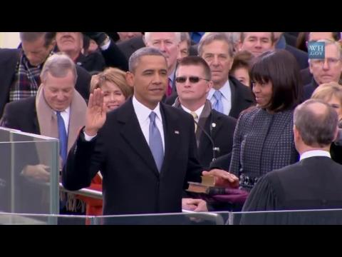 The President Takes The Oath The Second Time In Two Days For Second Term