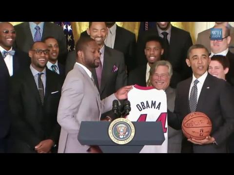 President Obama Meets 3 Kings From Miami