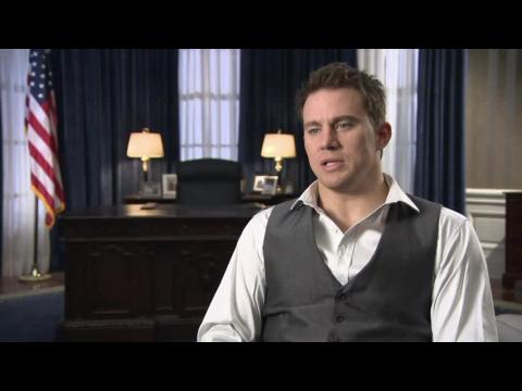 Channing Tatum On The Set Of White House Down