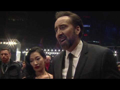 Nicolas Cage and Hot Looking Wife Alice Kim At Berlin Film Festival