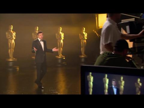 Academy Awards Rehearsal: Seth MacFarlane Joking Around