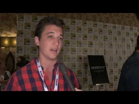 "Divergent" Star Miles Teller Dresses Up At Comic-Con At Night