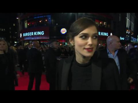 Keira Knightley and Chris Pine Light Up Big London Pemiere