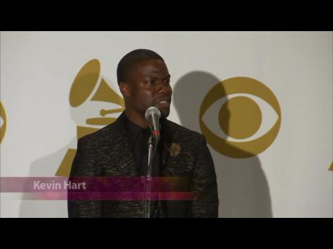 Grammy Awards Backstage: Kevin Hart Doesn't Care