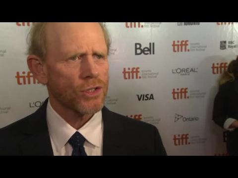 Ron Howard On The Red Carpet Talking About "Rush"