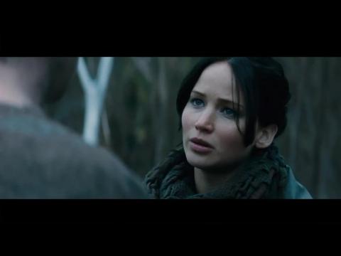 Liam Hemsworth, Jennifer Lawrence In Close Scene From New "Hunger Games"