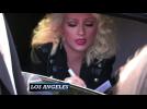 Christina Aguilera, Aaron Paul and Avril Lavigne Mingle With Fans