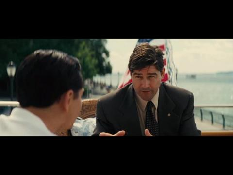 Leo DiCaprio Offers A Bribe in "The Wolf Of Wall Street"