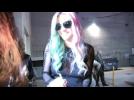 Kesha Looking Hot in Rainbow Colored Hair