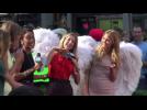 Victoria's Secret Angels Karlie Kloss, Behati Prinsloo And Erin Heatherton