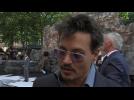 Johnny Depp Plugging Away At Promoting "The Lone Ranger" AT UK Premiere