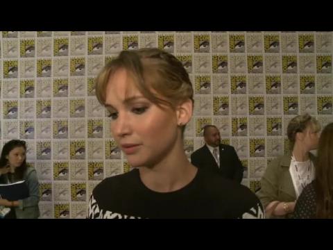 Jennifer Lawrence Gets The Fans Of "The Hunger Games: Catching Fire" Excited