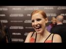Jessica Chastain Stuns And Is Animated During Red Carpet Interview