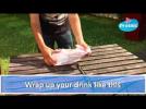 Watch video of How To Cool A Drink Without Ice ?

Don't You Have Enough Of Tepid Drinks ?

Here Is A Trick To Get It Cold Again.

All You Need Is A Wet Cloth.

Wrap Up Your Drink Like This.

It Works With Wet Kitchen Paper Too.

Then You Can Leave It In Full Sunlight.

More The Ambient Air Will Be Dry And Hot, More Effective It'll Be.

How Does It Works ?

Its Thermodynamics.

Sunbeams Cause The Evaporation Of The Cloth's Water.

The Water Take Off The Heat Of The Cloth Which Chills.

The Drink Inside Then Cools Off.

The Wind Speeds Up The Process.

This Trick Also Works With Glass Bottles And Cans.

Thousand Of Tips And Hacks On Pratiks.com

Http://www.pratiks.com/

On Facebook

Https://www.facebook.com/pages/Pratikscom/60744199028

On Twitter

Http://www.twitter.com/pratiks - How to cool a drink without ice - Do it yourself DiY - Label : Pratiks EN -