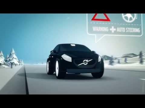 Volvo Road Edge and Barrier Detection with Steer Assist | AutoMotoTV