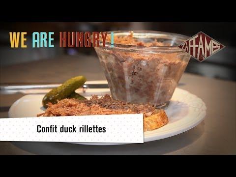 We're hungry! Confit duck rillettes recipe