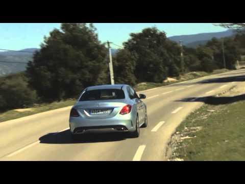 Mercedes-Benz C 400 Diamond Silver Driving Video | AutoMotoTV