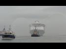 World's largest cruise ship docks in Southampton