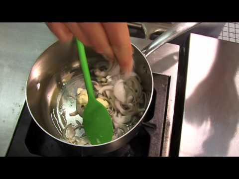 Parsnip soup with curried croutons recipe