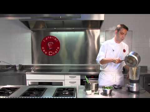 Watercress soup with a chive creme fraiche recipe