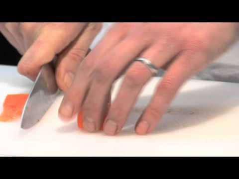 How to cut vegetable batons