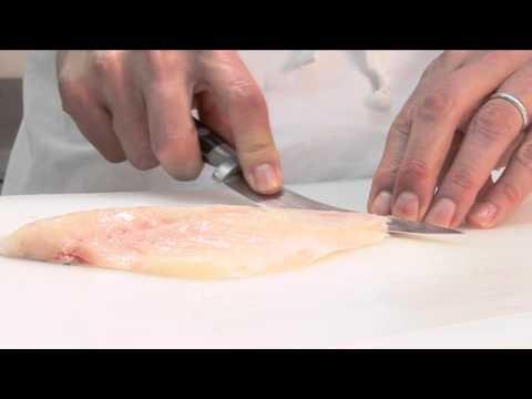 How to remove the skin from a fish fillet