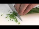 Cutting fresh herbs