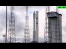 European test rocket blasts off after early delay