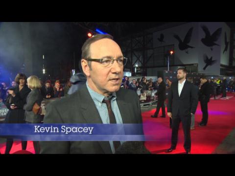 Kevin Spacey Chats At 'House of Cards' London Premiere