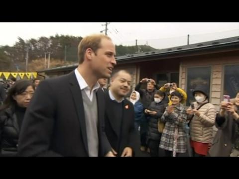 Britain's Prince William visits tsunami-hit areas ending Japan tour