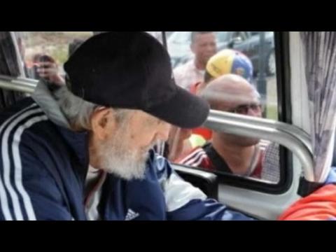 Cuba's Fidel Castro appears in public for first time in over a year